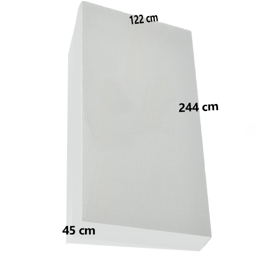 Placas de poliestireno o unicel de 122 x 244 x 45 cm - Caseton de  poliestireno, Caseton de unicel, Bovedilla, Poliestireno Expandido