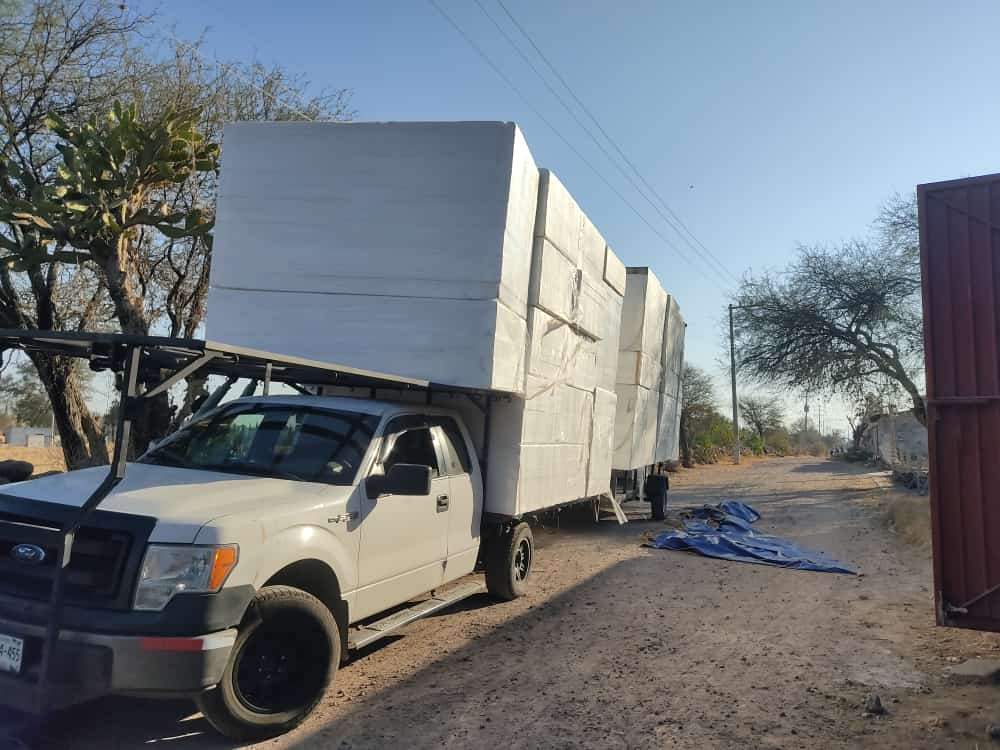 Envío de casetón de poliestireno EPS y bovedilla a Estado de México, CDMX y todo México